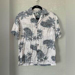 Two Palms Vintage Button Up Hawaiian Aloha Shirt